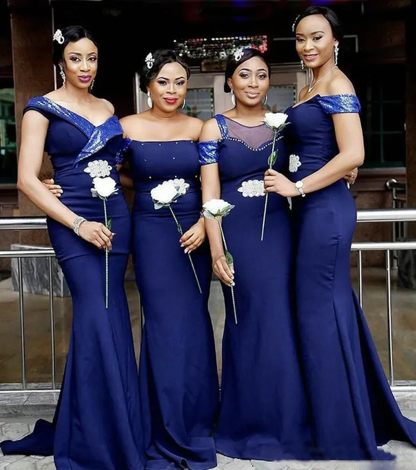 dark blue bridesmaid dresses