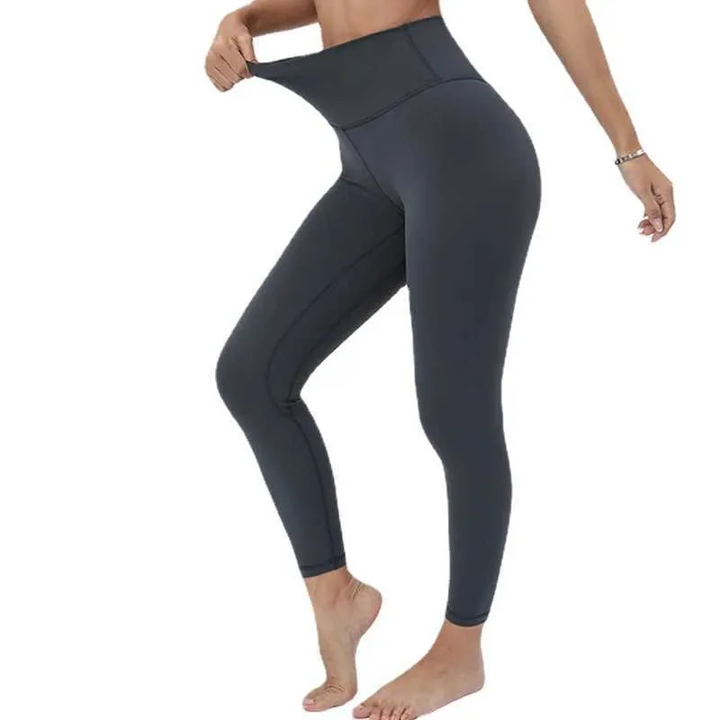 Pantaloncini da donna donna Leggings da yoga Vita alta Elastico di buona qualità Pantaloni sportivi al limone Fitness Running Girl Gym Collant da esterno conL24313