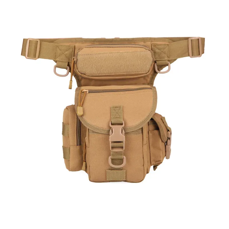 Sacs Moto équitation hommes militaire Molle taille Packs militaire tactique goutte jambe sac outil Fanny cuisse Pack sac de chasse taille Pack