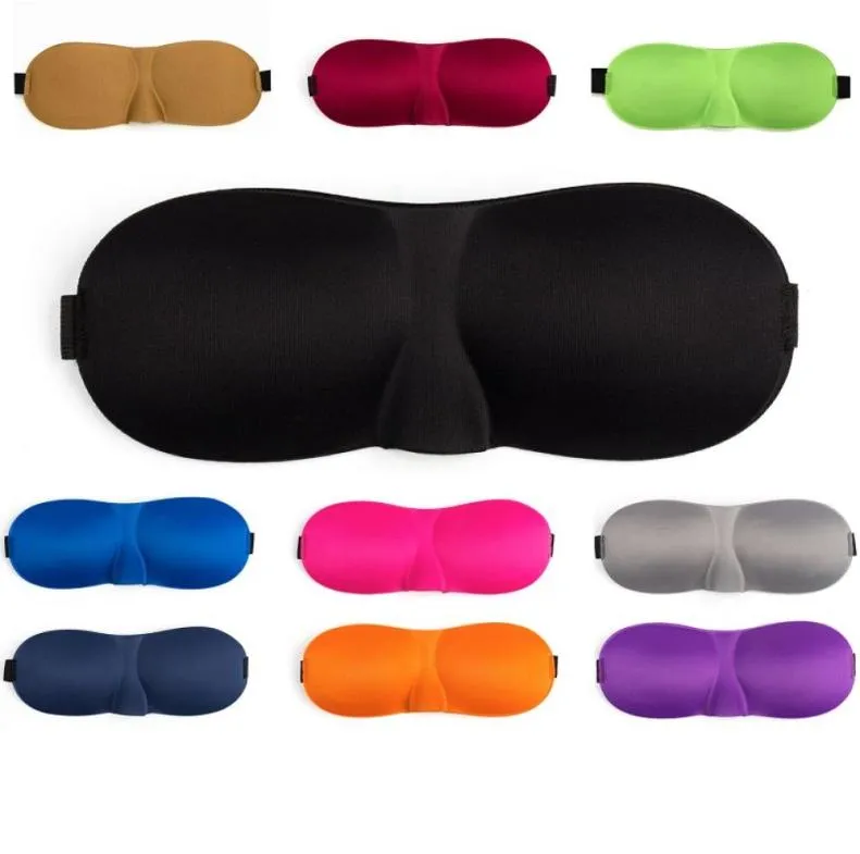 3D Sleep Mask Natural Sleeping Eyeshade Cover Shade Eye Patch Blindbind Travel Eyepatch4245740