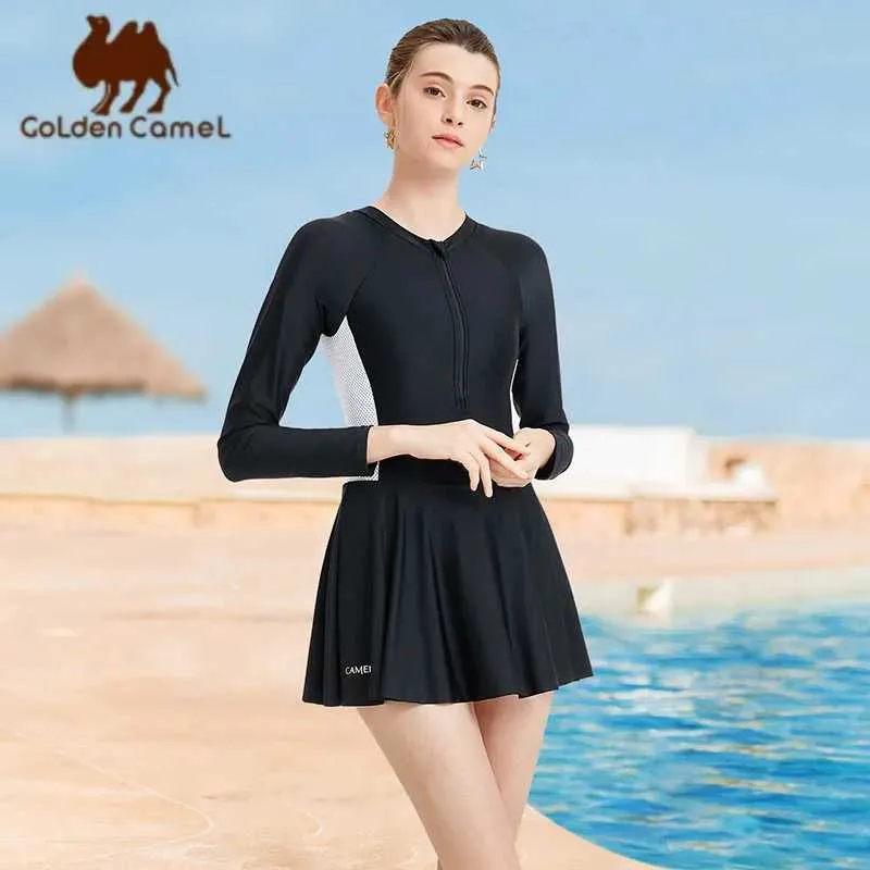 Swim Wear Golden Camel One Piece Swimsuits Kobiety stroje kąpielowe 2023 Seksowne bikini na plaży kostium dla kobiet strojów kąpielowych 240312