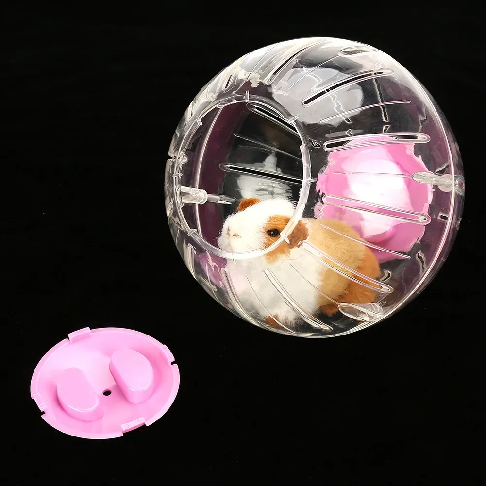 Игрушки 18,5 см Мяч для упражнений с хомяком Мяч для хомяка Новая мода Пластиковая игрушка для маленьких домашних животных Хомяк Песчанка Мяч для упражнений для бега