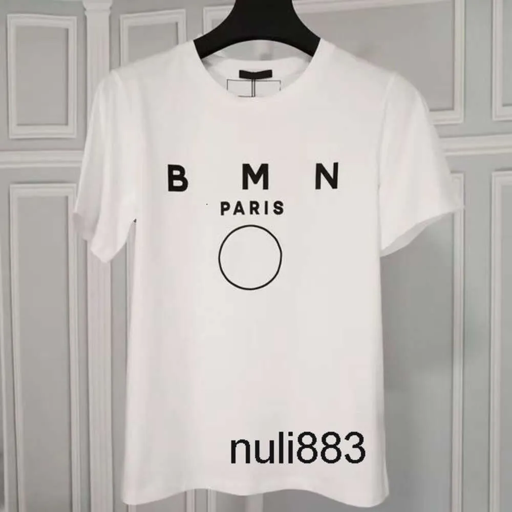 Balmanly BallMainly Ballman BalMin Balmani Black High Clothing Luxury Asian Summer Red Letter S Trycktröja Tshirt Sleeved Fashion Designer Quality Top Me VFBD