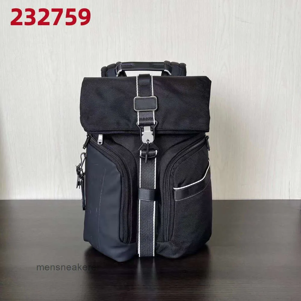 Bag Tumiis Inledande pendling Business Nylon Waterproof 232759 Herr Men's Designer Fashionable Ryggsäck Travel 221i