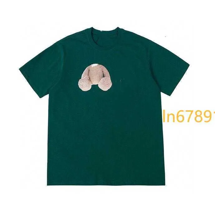 Mens T shirts Plam Angels t Shirt Summer Mens and Womens Shirts Stylist Tees Same Palm Palms Printed Short Sleeve Truncated Bear T shirt 2024