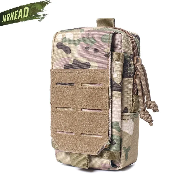 Bags Outdoor Tactical Mobile Phone Pack Military Fan Phone Case Holder Hiking Multifunction Molle Edc Pouch Running Waist Phone Bag