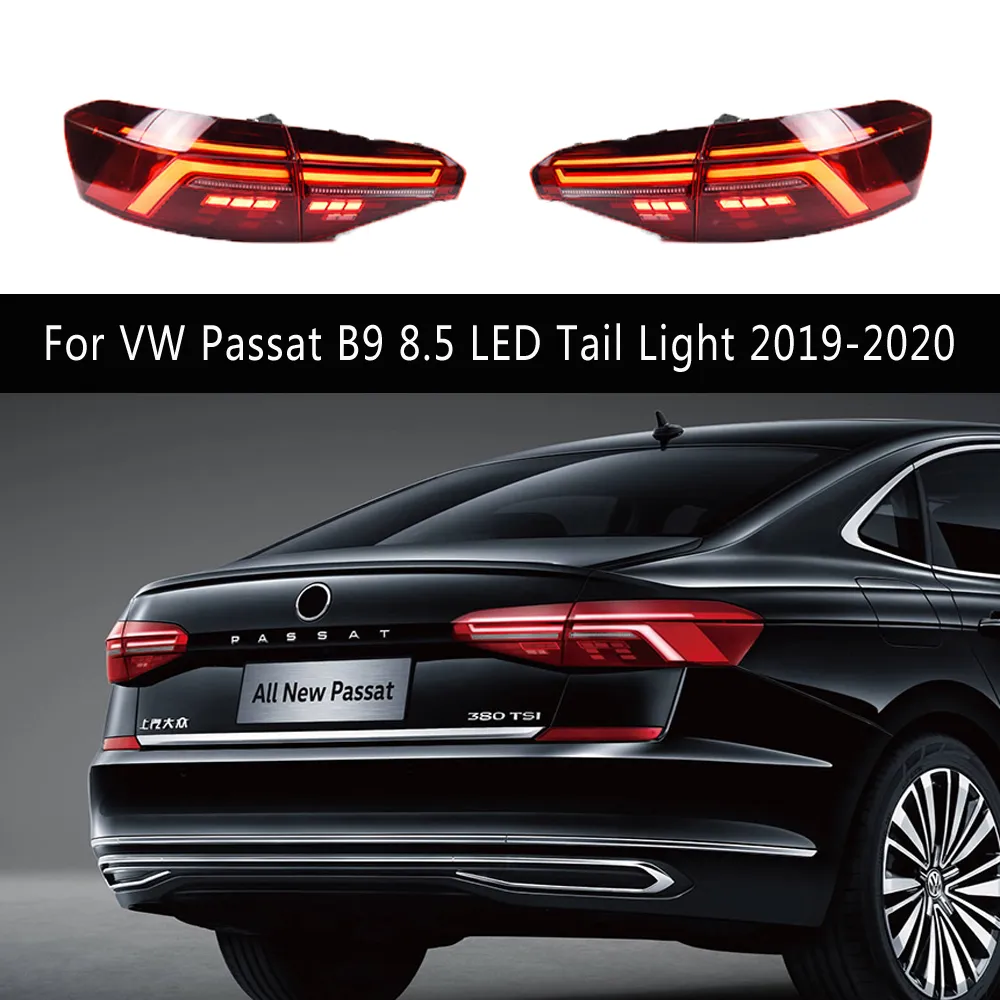 Ensemble de feu arrière arrière clignotant de banderole pour VW Passat B9 8.5 ensemble de feu arrière LED 19-20 pièces d'auto de style de voiture feu de circulation de frein