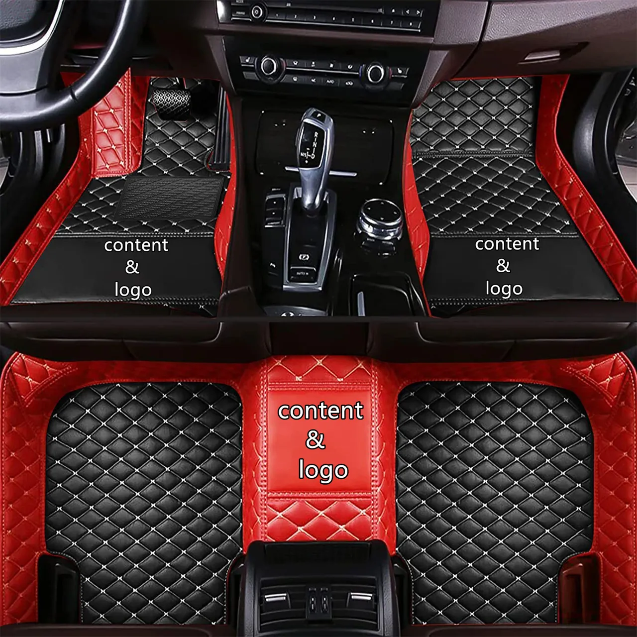 مناسبة لمجموعة Volvo C30 Car Floor Mats 2013 2012 2011 2010 2009 2007 2007 2006 Floor Mats Custom تصميم السيارات الأجزاء الداخلية