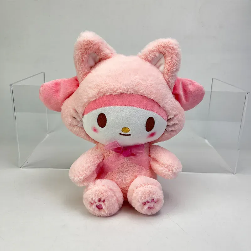 Wholesale cute kitten Cinnamoroll plush toy Kids game Playmate Holiday gift claw machine prizes