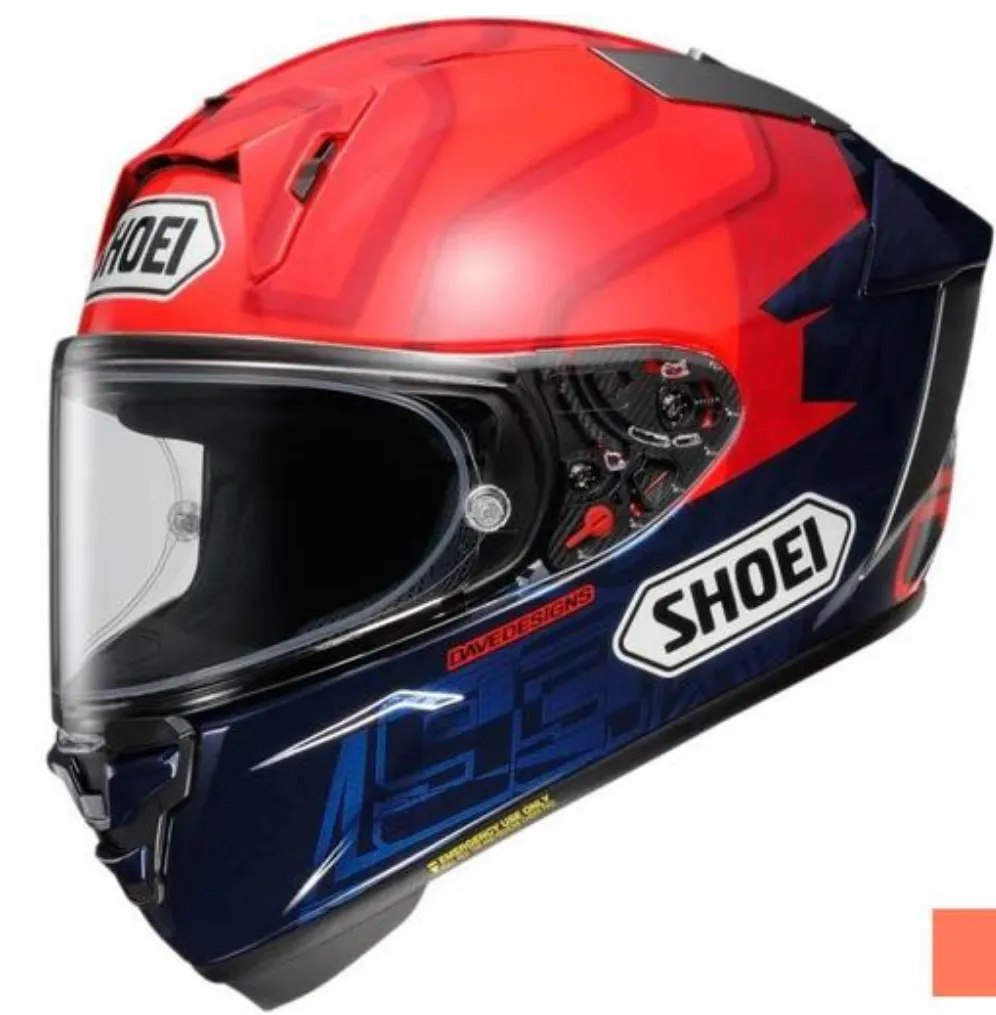 Full Face Shoei X15 X-Fifteen Marquez7 TC-1 MM93 Hełm motocyklowy anty-Fog Visor Man Motocross Motocross Racing Helmet