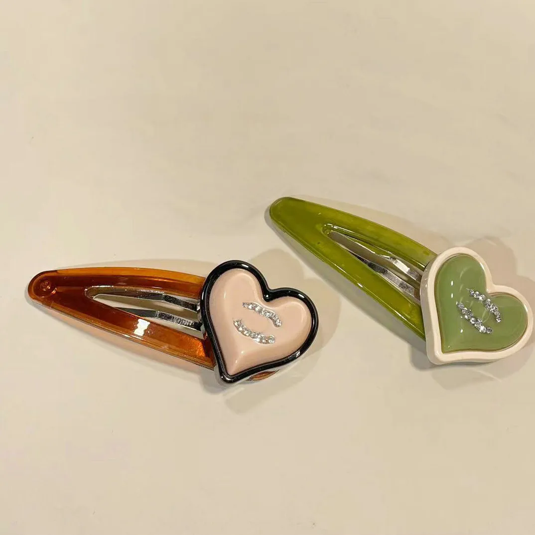 Fermaglio per capelli con stella a forma di cuore Gioielli di design Donna Clip BB Forcine per capelli Regalo di nozze Barrettes Accessori per capelli