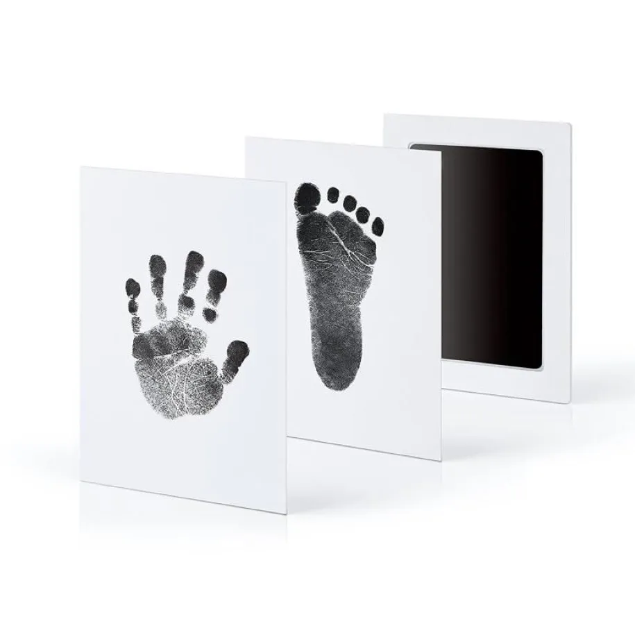 Baby Handprint and Footprint tampons tampons sûrs sans encre touche extra large pad gt240q
