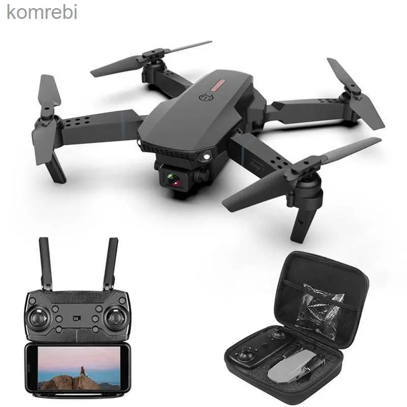 Drones New 2022 E88 Pro Drone With 4K Wide Angle HD Camera Foldable Helicopter WIFI Height Hold UAV Gift Toy 24313