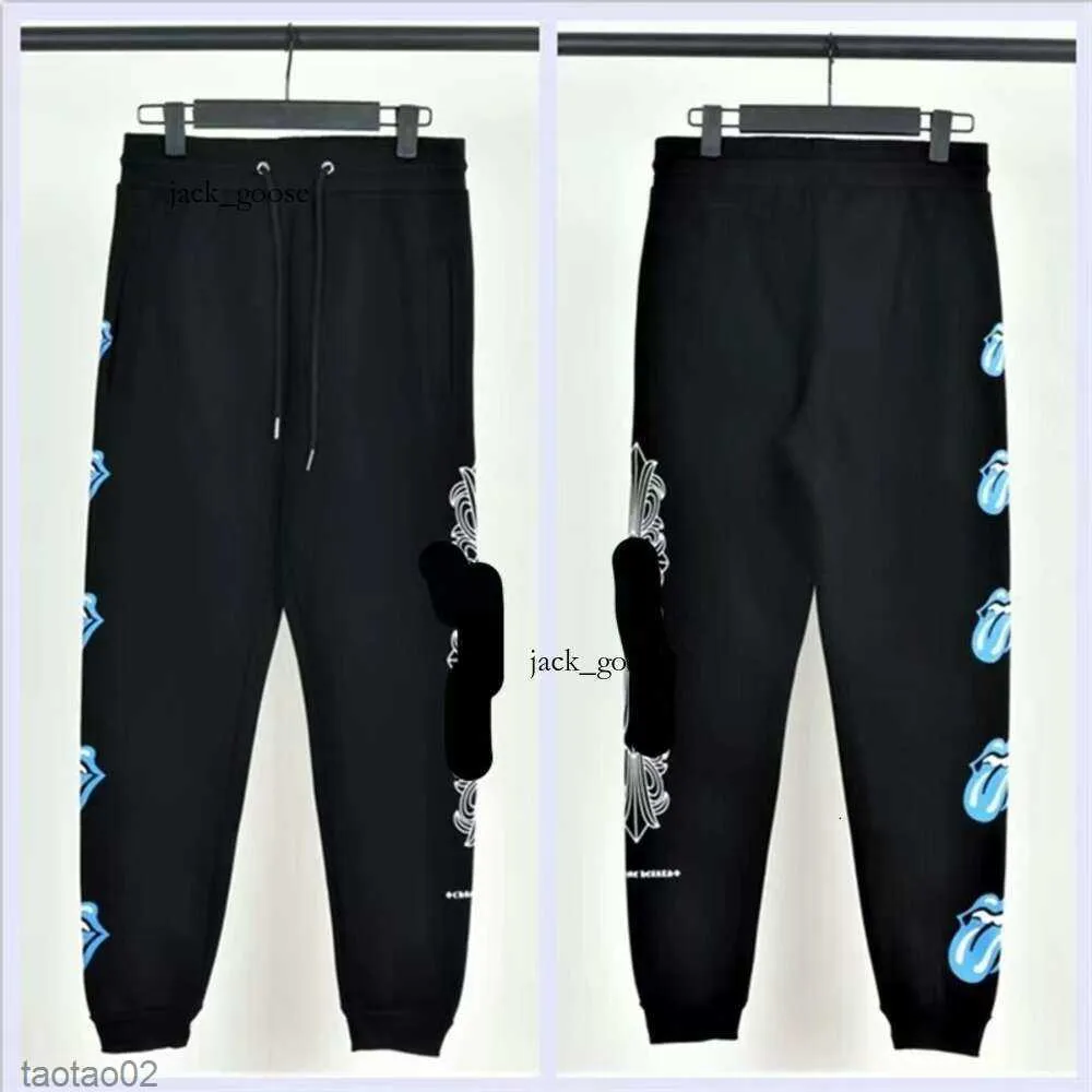 2024 America Street Chromees Hearts Sanskrit Printing Pants Alphabet Autumn Womens Cross CH Sweatpants Horseshoe Letter Print Printers M-2XL 801