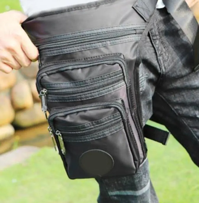 Wholemen coxa pacote elasticidade multifuncional esporte ao ar livre à prova ddouble água dupla camada perna saco grande capacidade cintura bolsa run7786295