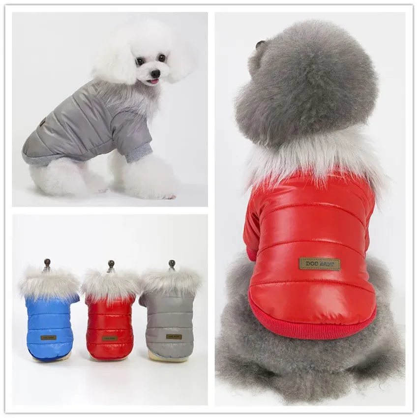 Clothing Pet Dog Clothes for Small Dogs Russia Winter Puppy Cat Coats Jackets Chihuahua French Bulldog Clothing Pets Products