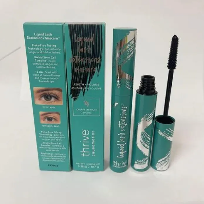 Hot selling gedijen cosmetica vloeibare wimperextensions mascara zwart 0,38 oz / 10,7 g gratis winkelen