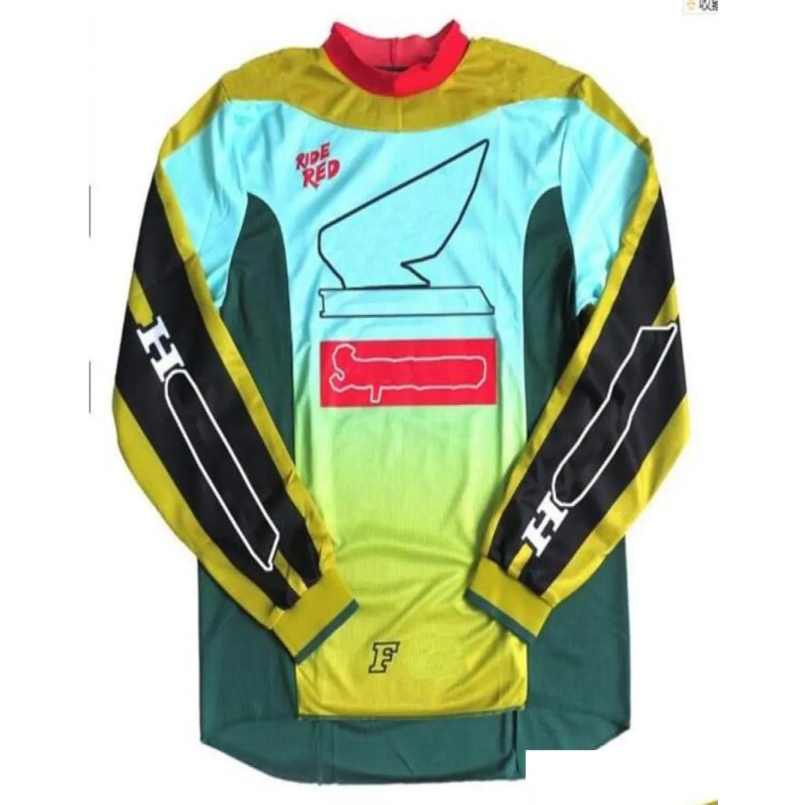 Motorkleding 2021 Motorshirt Racepak Heren039S Lang shirt Offroadfiets Snelheid Overgave Polyester Sneldrogende mouw8530 Ot6Nr