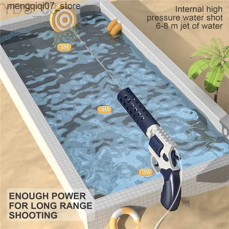 رمال تلعب المياه متعة السلاح ألعاب مسدس مسدس مدفع كهربائي أوتوماتيكي للمسدس الرماية لعبة ظهر رياضة في الهواء الطلق شاطئ السباحة المسبح للبندقية للأطفال GIFS L240312
