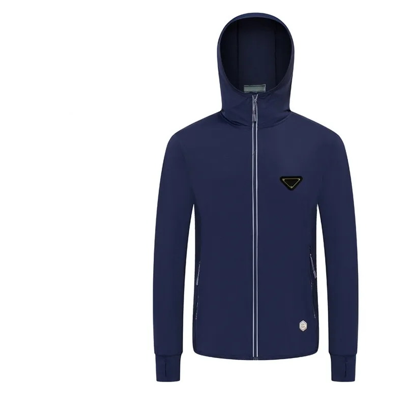 Giacca da uomo firmata Giacca a vento con cappuccio Maglione leggero con cappuccio Moda Donna Uomo con cappuccio Antivento Protezione solare estiva Giacche da donna Cappotto casual da strada