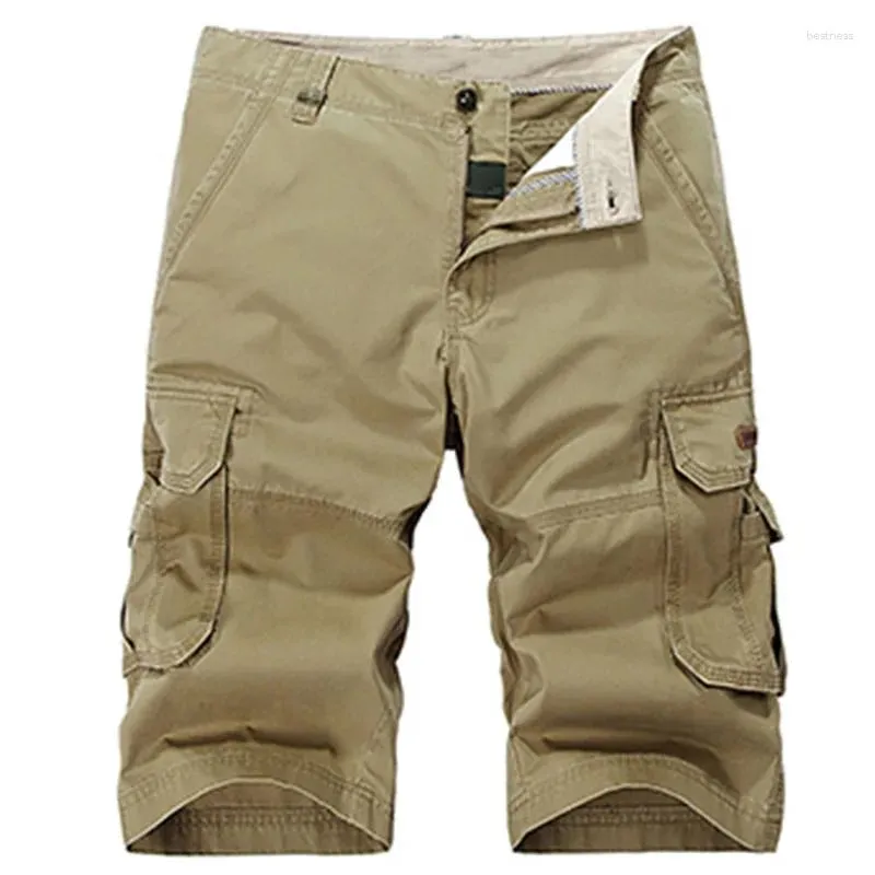 Männer Shorts 2024 Sommer Camouflage Taktische Cargo Männer Khaki Jogger Militär Baumwolle Casual Lose