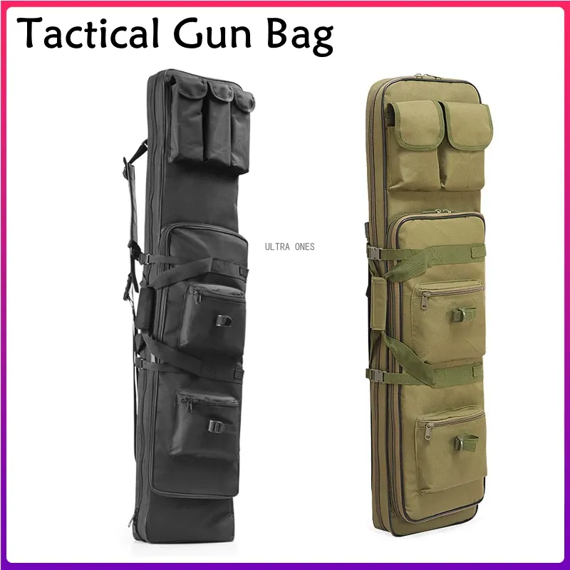 Sacos tático caça rifle saco equipamento militar paintball tiro saco 85 100 120cm ao ar livre airsoft arma transportar proteção bolsa