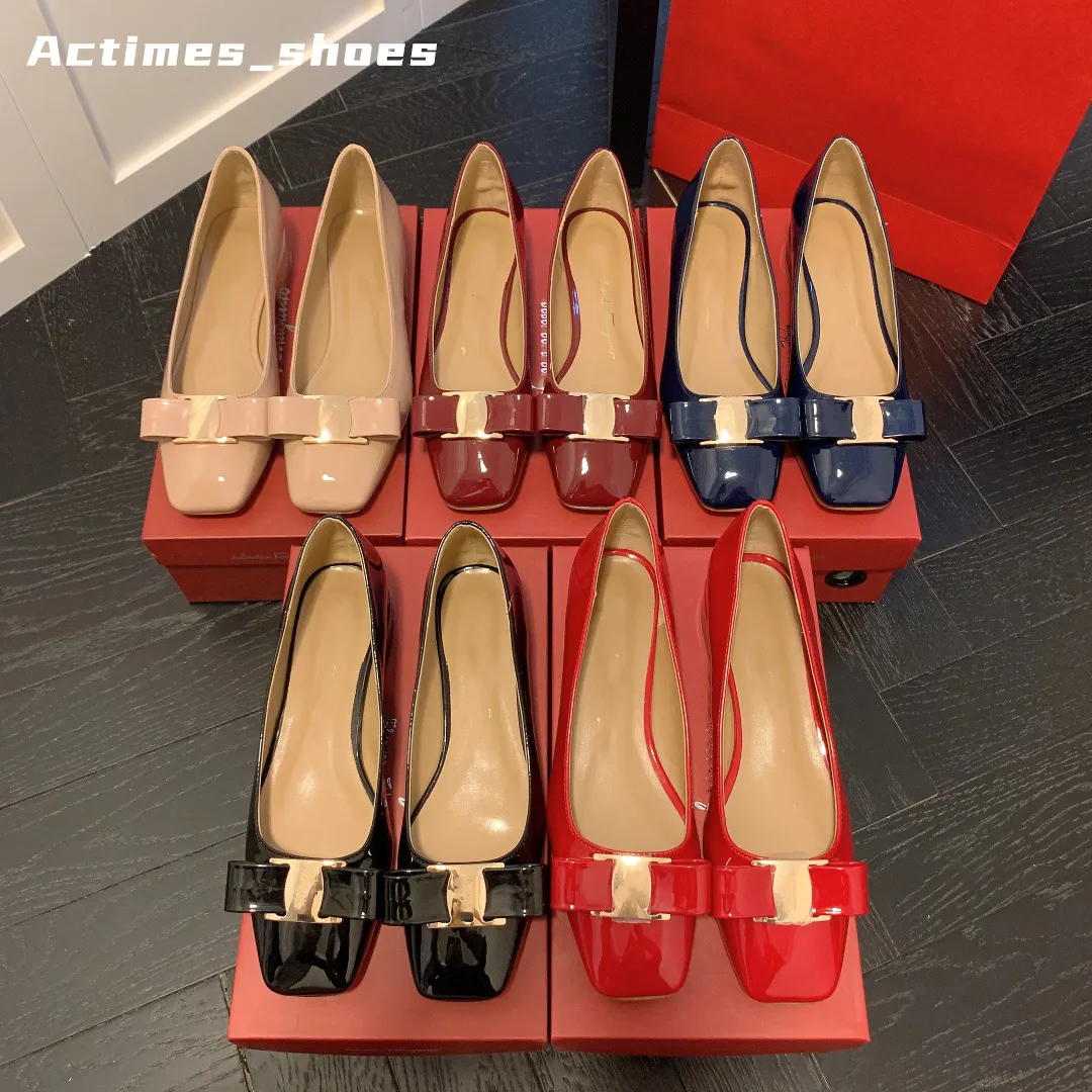 Hakken ontwerper hakken vrouwen hoge hakken schoenen rode bodems hakken 7cm 4 cm 0 cm dikke luxe hakken lederen buitenzool bowknot zwart naakt lederen vrouw pumps maat 34-40