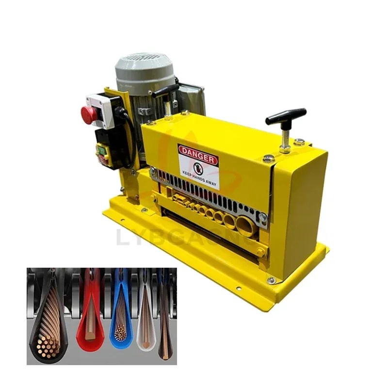 Electric Wire Stripping Machine with Blade 1-20mm-38mm Cable Stripper for Removing Plastic Rubber From Wire Copper Recycle