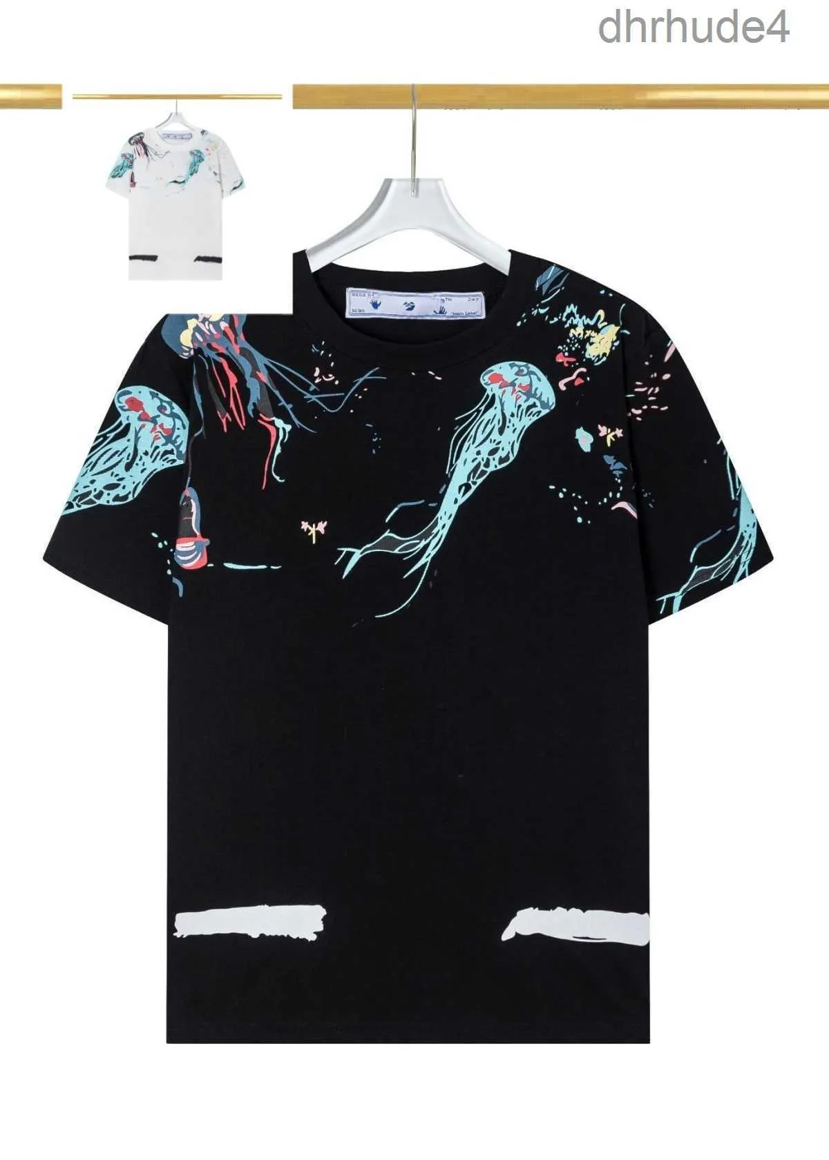 Summer Luxury T Shirt damskie męskie odzież Odzież luźne koszulki man swobodny uliczny graffiti koszule