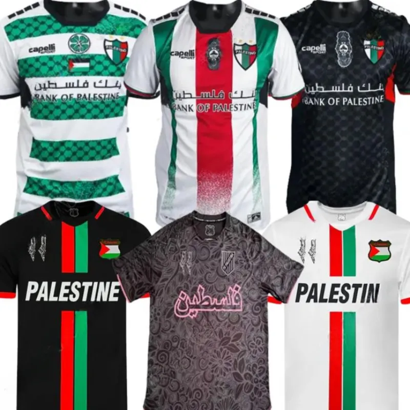 2024 2025 CD Palestino Soccer Jerseys Chile Carrasco Cornejo Salas Davila Farias Home Away 3rd 24 25 Palestine Football Shirt