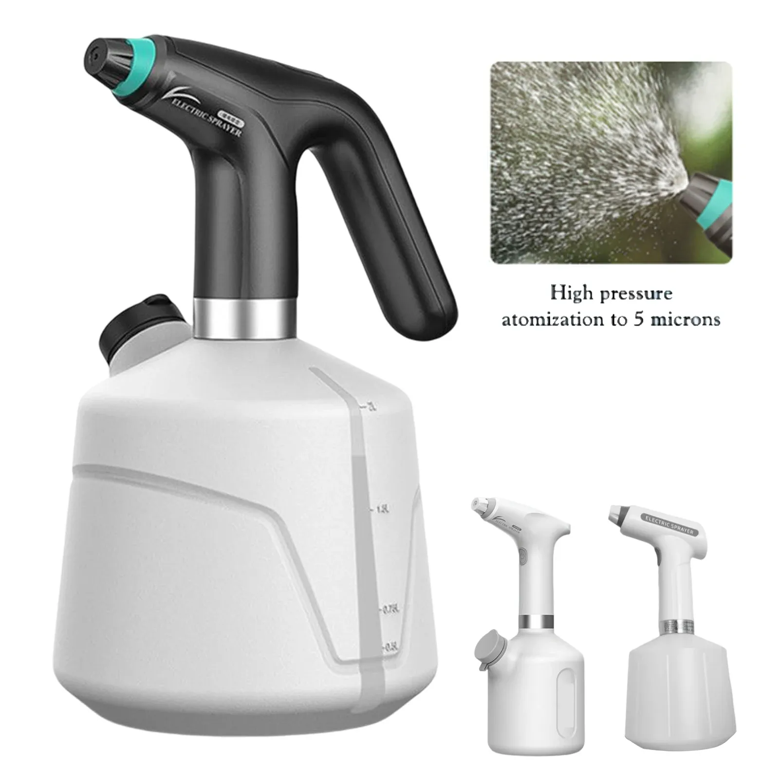 Sprayers 0.9L/2L Electric Plant Sprayer Garden Watering Cans USB Automatic Watering Fogger Spray Bottle Plants Hand Watering Machine Tool