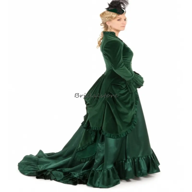 slim fit dress slacks Green velvet fantasy elven dress for Beltane wedding – DressArtMystery
