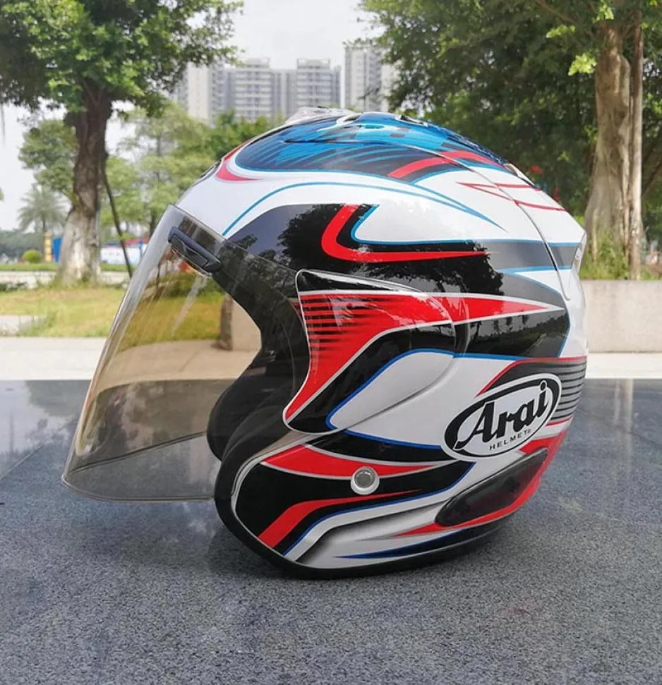 Ara I SZ RAM 3 Blue Flower Open Face Off Road Racing Motocross Motorcykel Helmetnotoriginal4852075