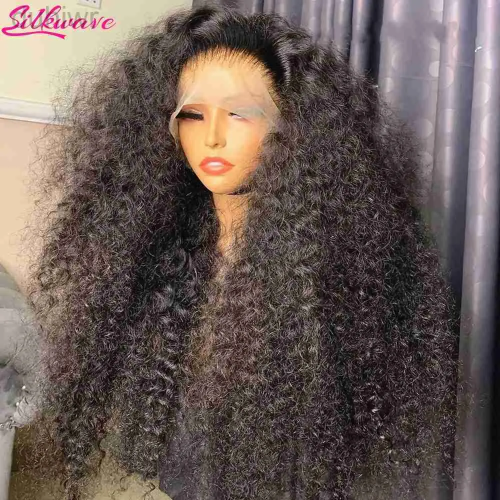 Synthetic Wigs 13x6 Lace Frontal Wig Deep Wave 250 Density Curly Hair Glueless Preplucked Water Wave Front Wigs For Women ldd240313