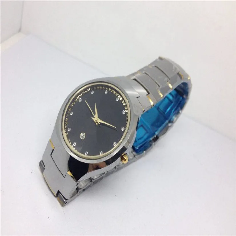 Nouvelle mode homme montre mouvement à quartz montre de luxe pour homme montre-bracelet en acier tungstène montres rd21297P
