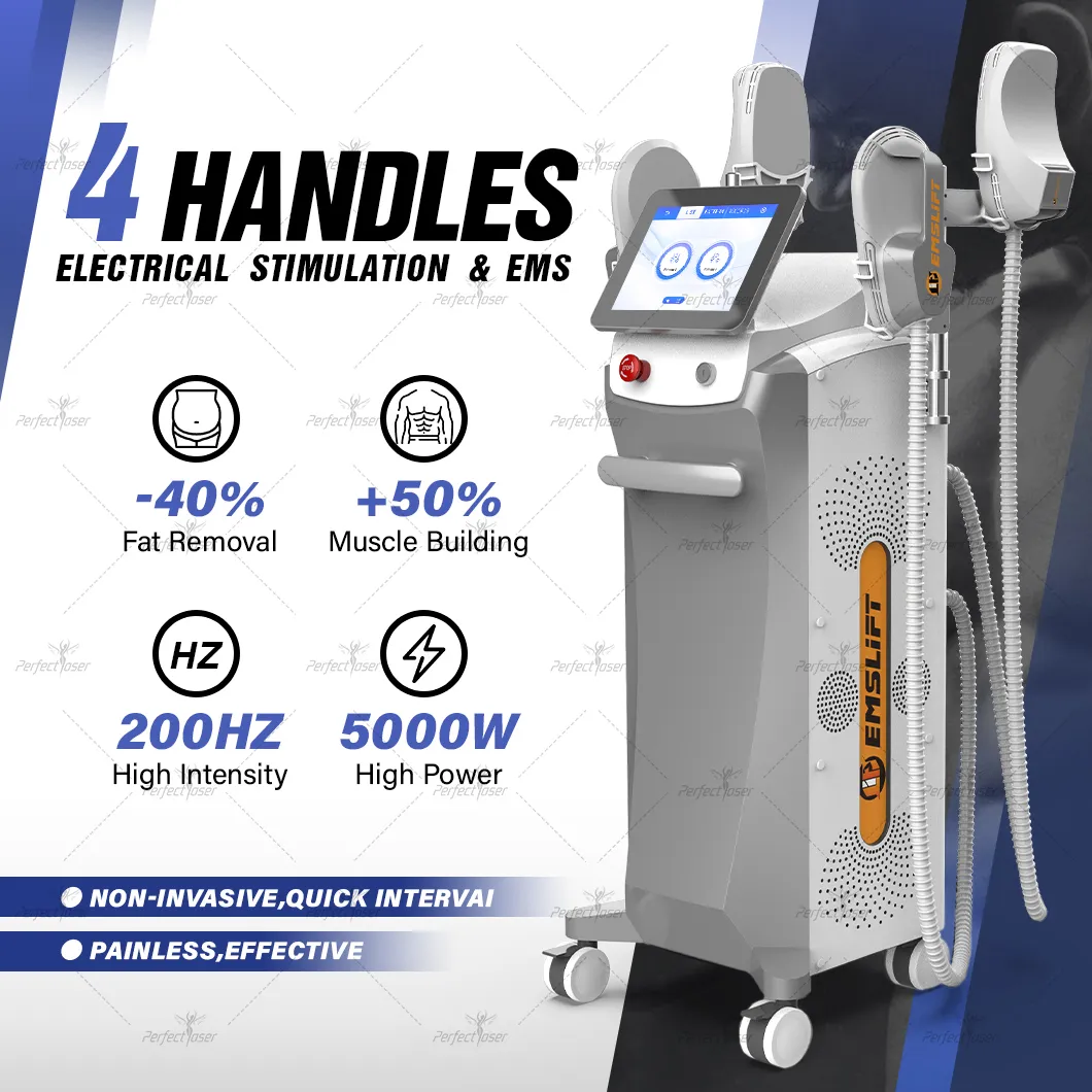 2024 Ny Emslim kroppsformningsmaskin ems muskelbyggnad fettförbränning fettborttagningsenhet hög effekt skönhetsutrustning ce godkänd