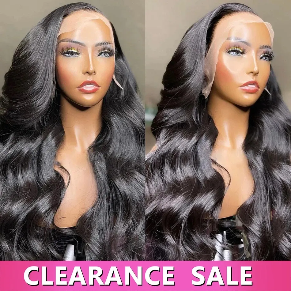 13x4 13x6 Transparent Lace Frontal Wig Brazilian Body Wave Lace Front Wig 30 32 34 36 38 Inch Human Hair Lace Frontal Wigs