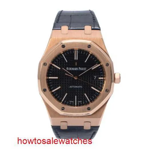 Highend Hot AP WIST WATM 15400OR Royal Oak Series 18K Rose Gold Automatyczne mechaniczne męskie zegarek 41 mm Szwajcarski słynny zestaw zegarków