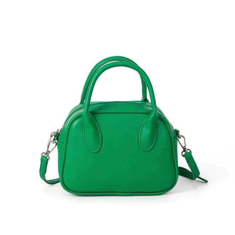 HBP Borsa a mano in argento di design coreano non di marca Borsa a tracolla a tracolla con tracolla Macaron femminile Pochette piccola borsa quadrata per ragazze