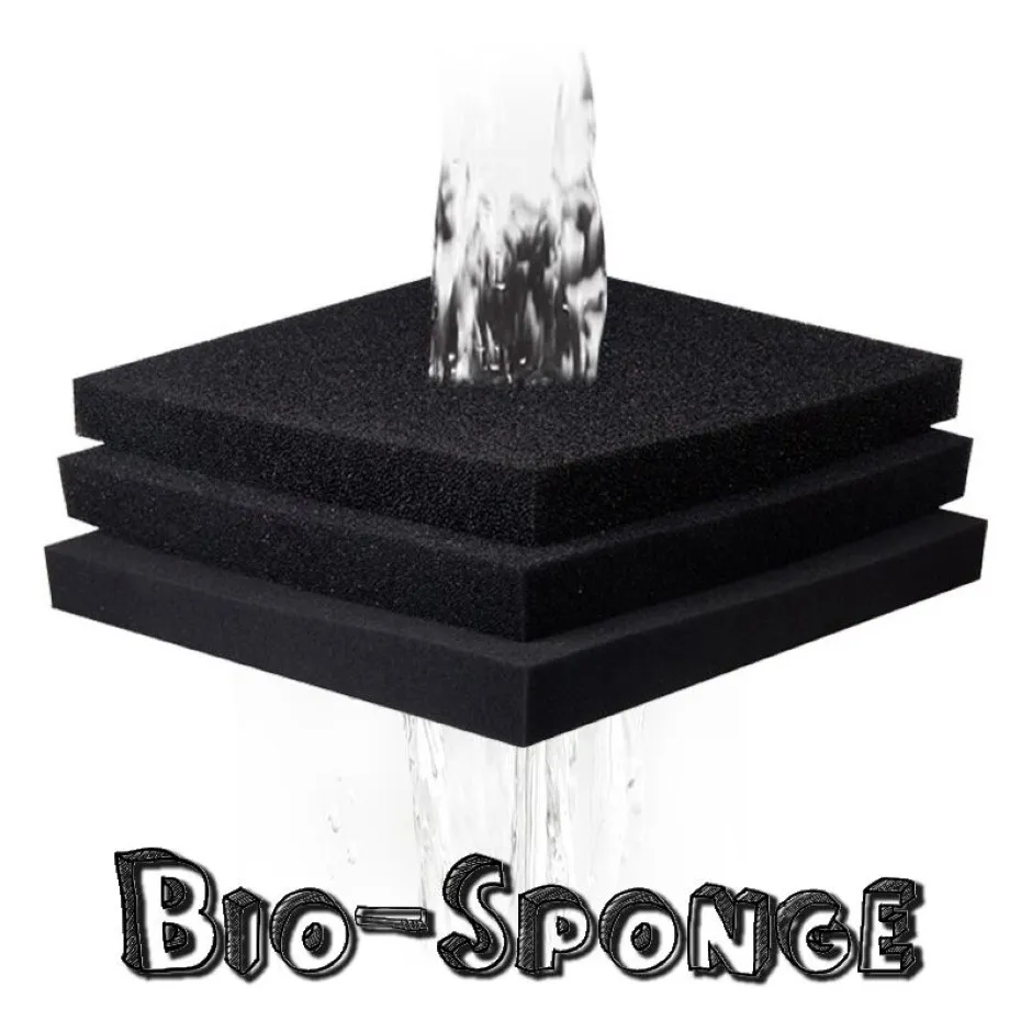 100 100 5cm Haile Aquatic Bio Sponge Filter Media Pad Cut-to-fit Foam for Aquarium Fish Tank Koi Pond Aquatic Porosity Y200922297k