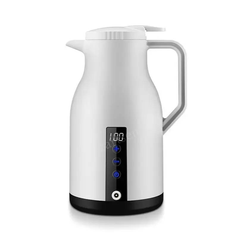 Kettles 12V 24V Car Electric Kettle 1L Large Capacity Portable Travel Water Boiler Car Truck Travel Coffee Heated Tea Pot