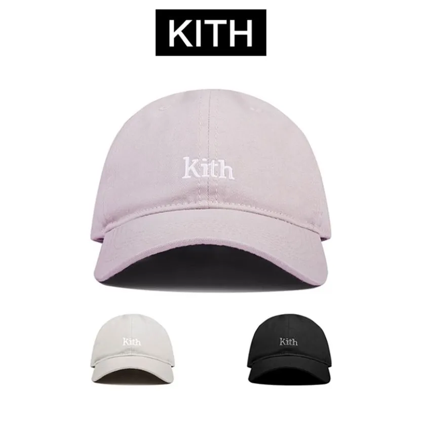 KITH classique casquette de baseball brodée hommes femmes chapeau de soleil tendance rue simple coton casquette de baseball MZ27 220517264O