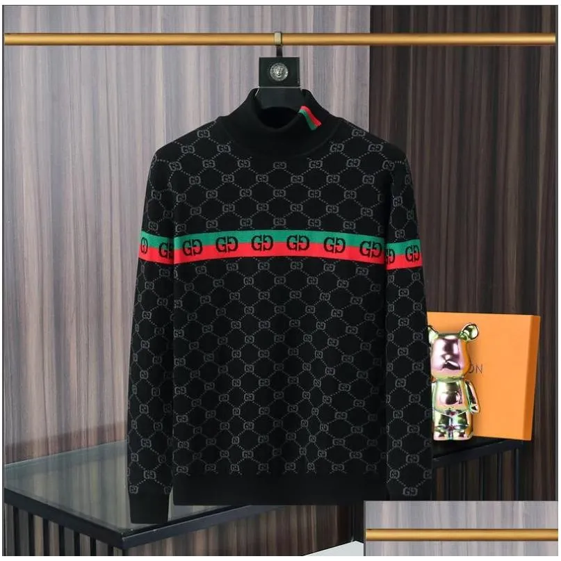 Mens Sweaters 2024G Plover Desinger Desinger Örgü Sonbahar Moda Örme Lüks Fanila Damlası Damlası Giyim Giysileri OTK64