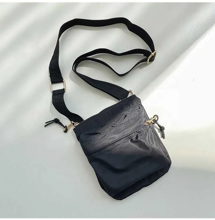 HBP Nower Nowa moda metalowa torby Messenger Messenger Women Nylon torebka telefon komórkowy Dziewczyny Prostokąt Mała torba na ramię Crossbody