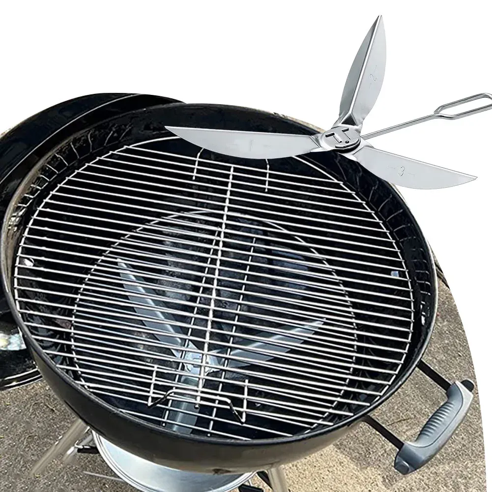 Araçlar 81/2inch OneTouch Temizleme Sistemi Kiti Weber Grill için 90992 3618 7443 307443 307408 90719 BBQ Parçaları