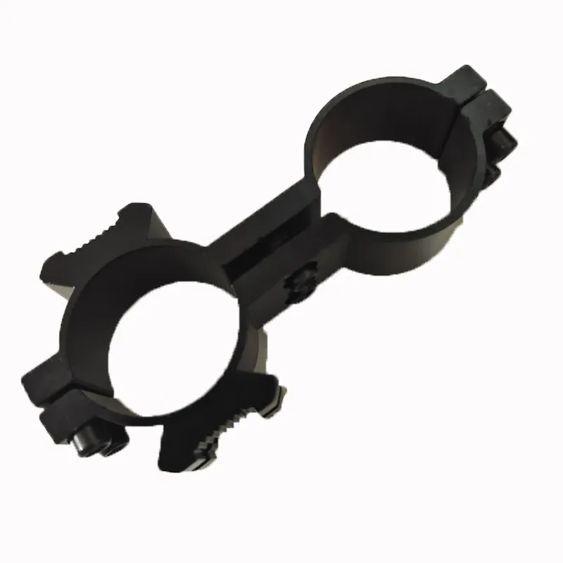 Metal circular tube clamp fixing bracket for tube clamp flashlight, 11mm high, guide rail clamp, 20mm high, clamp slot