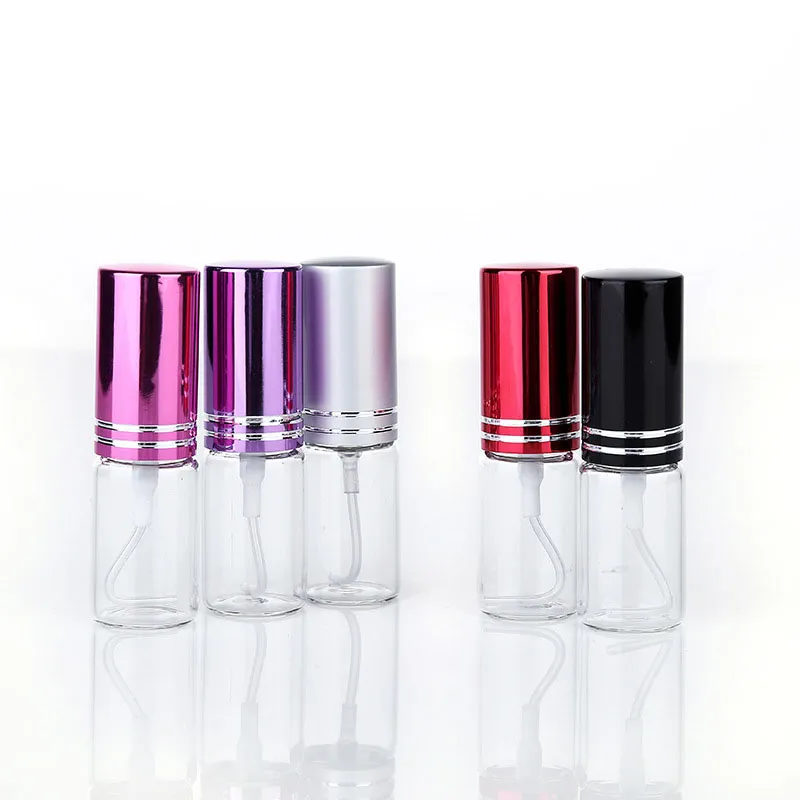 High Qaulity Empty 5ml Pocket Glass Perfume Atomizer Refillable Perfume Spray Bottle In Stocks From Factory Sale