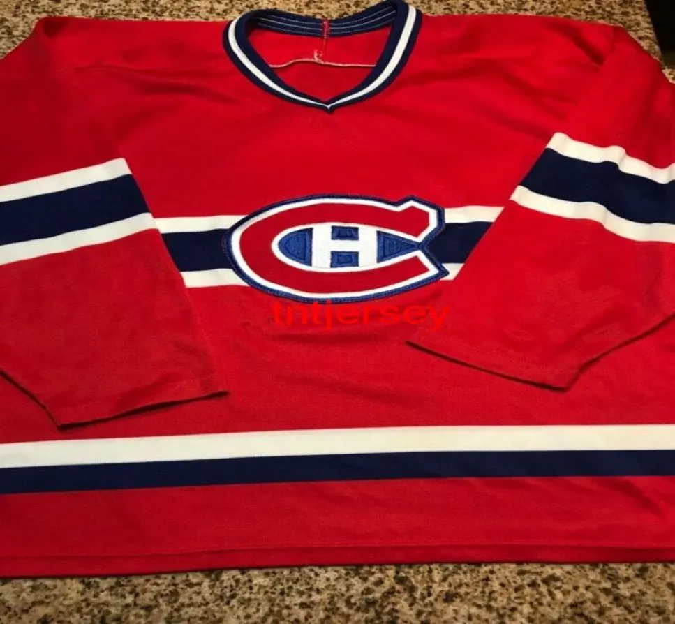 Pas cher personnalisé 198497 CCM Montréal Canadiens Hockey Jersey Stitch ajouter n'importe quel nom de numéro HOMMES KID HOCKEY JERSEYS XS5XL5684080