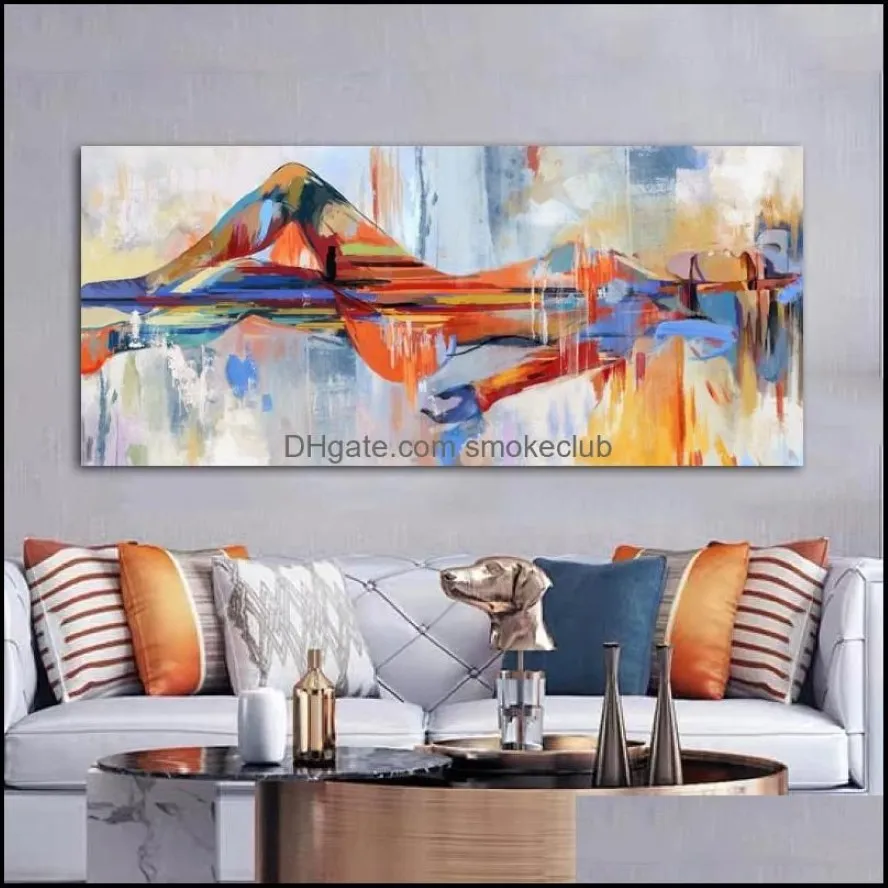 Aquarel Sexy Vrouw Lichaam Olieverfschilderij Colorf Abstract Wall Art Voor Woonkamer Home Decor Lord Boeddha Pictures Drop de282n