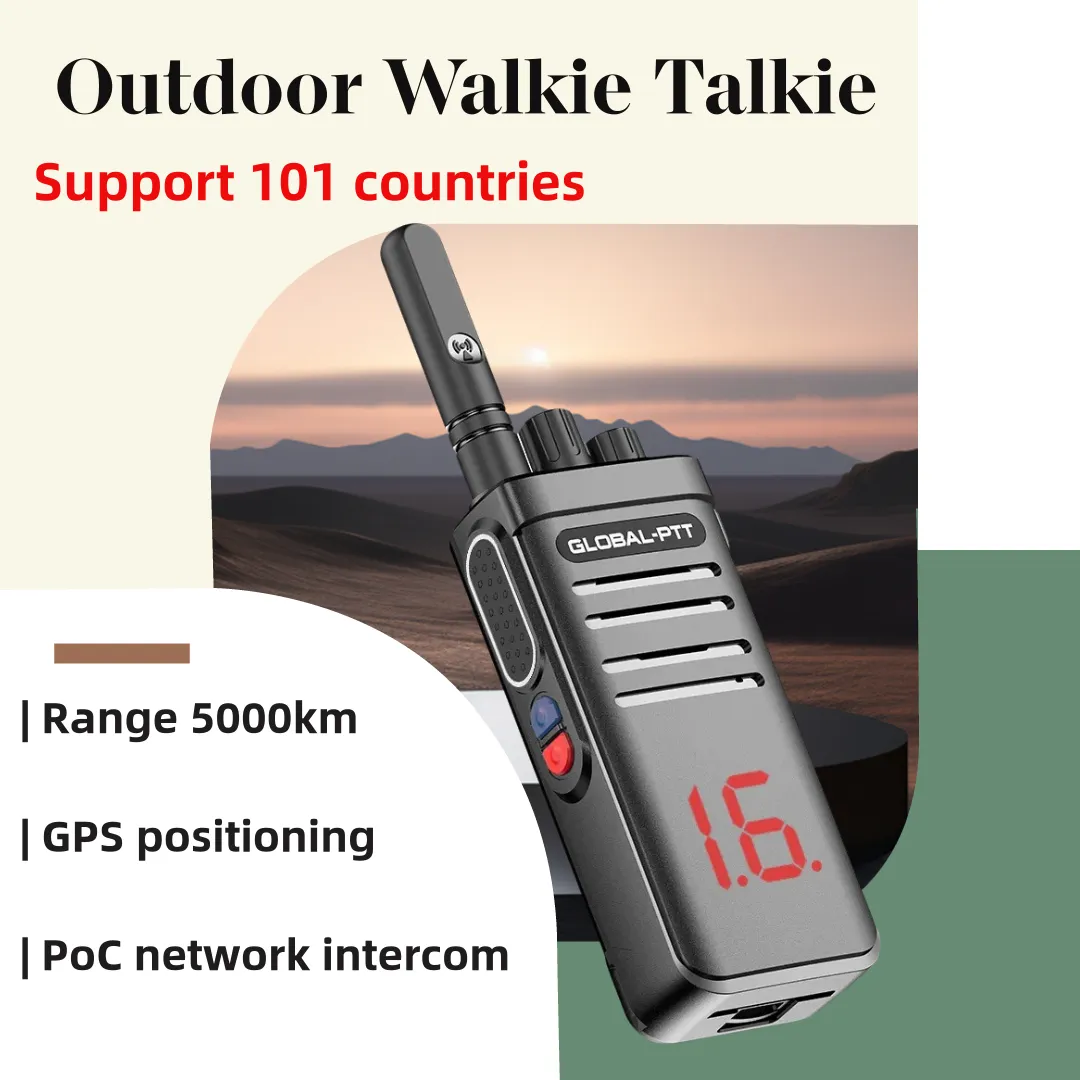 Talkie-walkie global 4G, positionnement GPS, talkie-walkie portable civil avec prise de charge, talkie-walkie extérieur